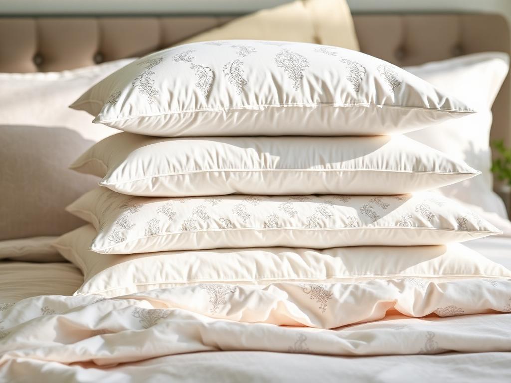 Premium pillows at Curtain Homes, pillow shop in Pune