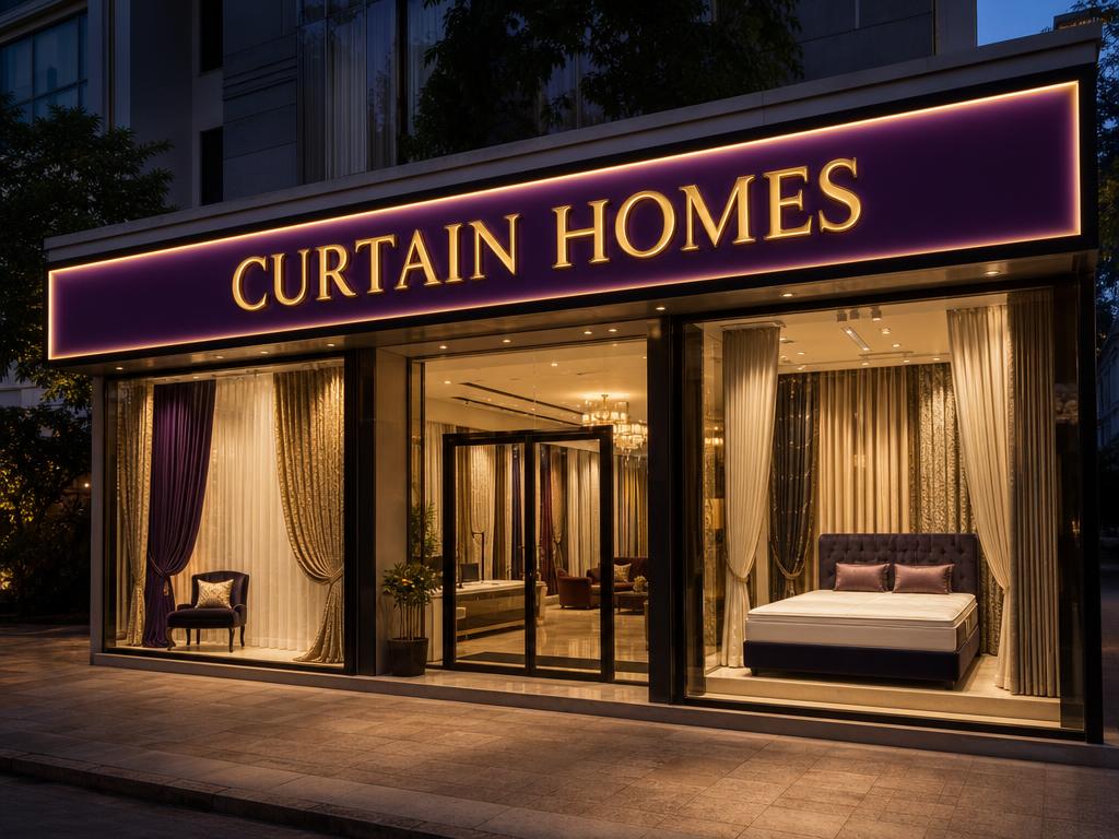 Store Front — Curtain Homes showroom, home furnishing store in Wakad Pune